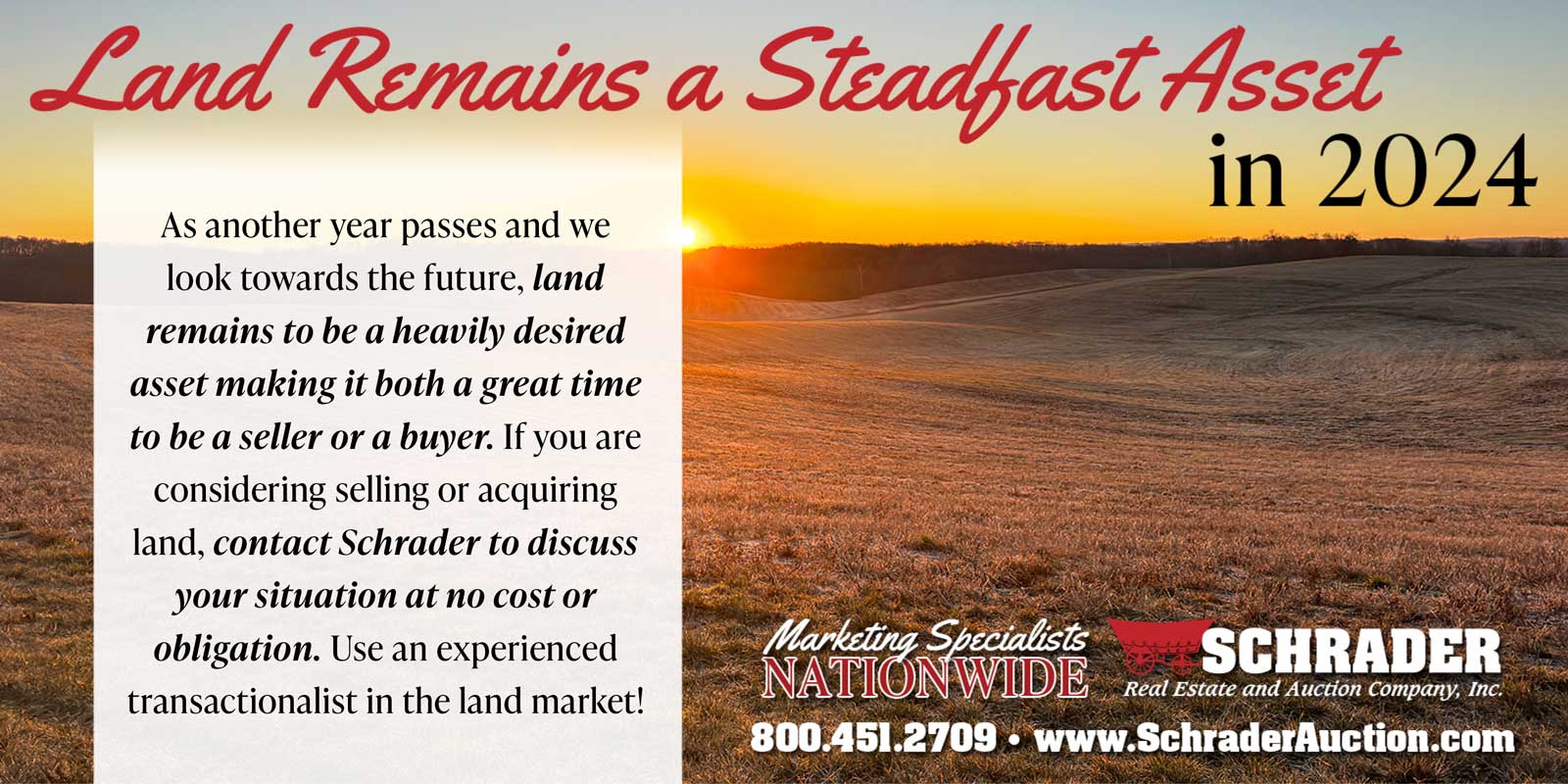 Schrader Real Estate and Auction Co - Land Auction Marketing Experts