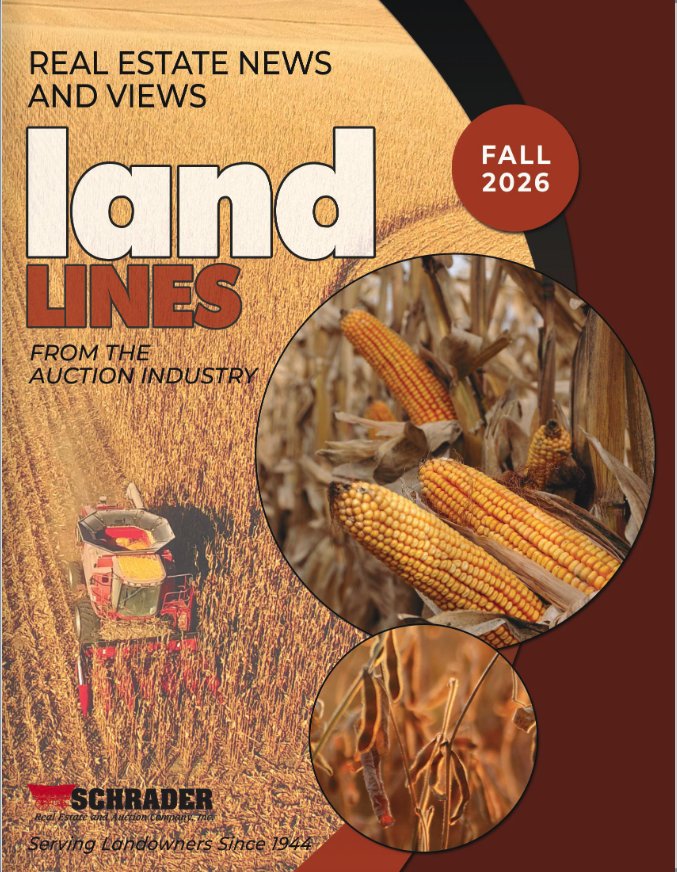 Land Lines Fall 2026 - Real Estate News and Views from the Auction Industry, the Schrader newsletter